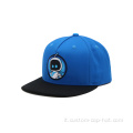 Cappello a snapback da 5 pannelli da ricamo